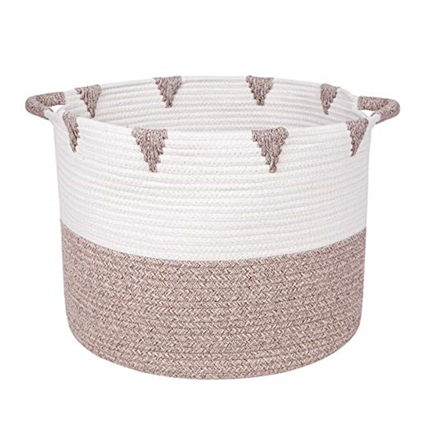 Cotton Rope Baskets with Handles