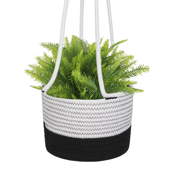 Home Decor Wall Hanging Planter Woven Plant Basket Indoor 