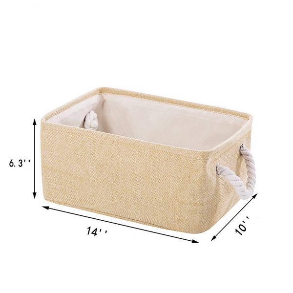 Rectangular Fabric Collapsible Organiser Bin Box